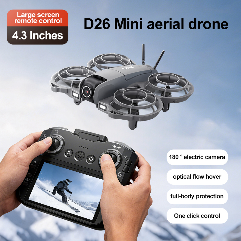 Drone D26 4K Aéreo HD 180 °    - Drone Battery Charger avaliação e preço